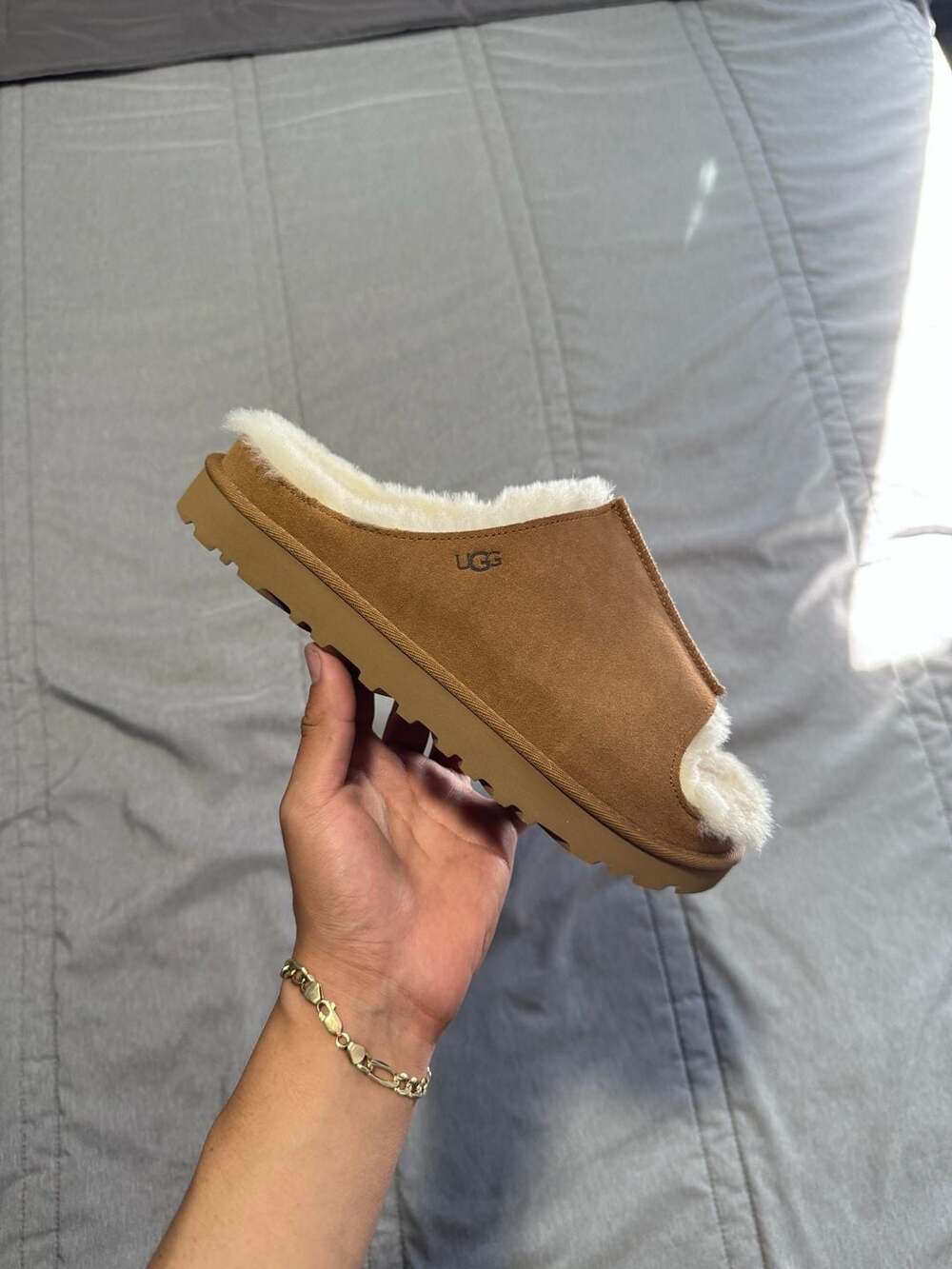 Womens UGG Greenport Slide Sandal Chestnut Size 9 1167610